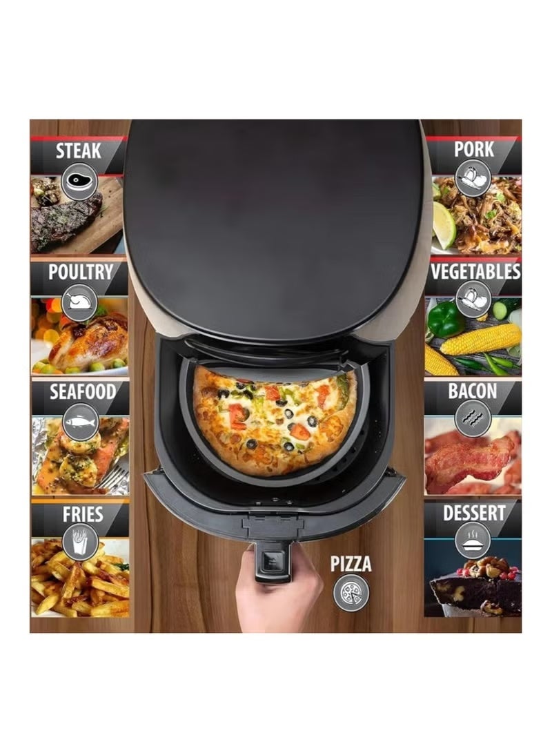 Silvercrest Electric Air Fryer, 6 Liters - 2400 Watts TIGER389 - Image 4